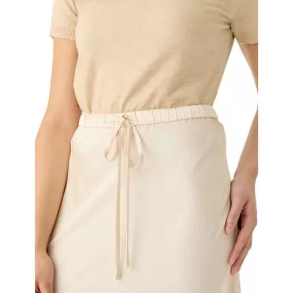 Parker The Sasha Drawstring Satin Skirt Size Medium - Picture 3 of 6